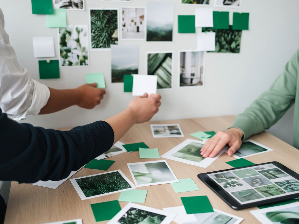Team plant eine Marketingkampagne